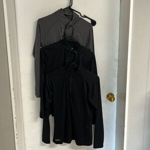 Set of three 1/4 zips